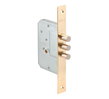 Замок врезной крестообразный 189/3MF (45 mm) (латунь), 5 кл.