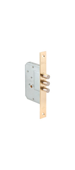 Замок врезной крестообразный 189/3MF (45 mm) (латунь), 5 кл. | -, 12 мм