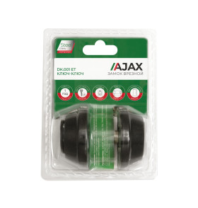 Замок врезной DK.001 ET BL черный