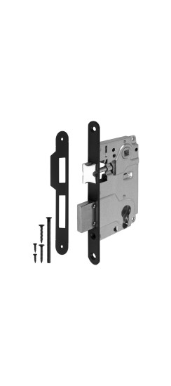 Корпус замка METLS25-50 BL черный | Сталь, 36 мм