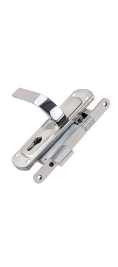 Корпус замка с ручкой LOCKSET25.ORION.5558-1 (KIT P25 5558 ORION) SN/CP мат.никель/хром | Алюминий, 34 мм