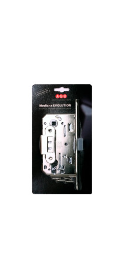 Корпус замка под цилиндр MEDIANA EVOLUTION B01103.50.06.567 с отв. планкой B01000.13 (никель) | -, -