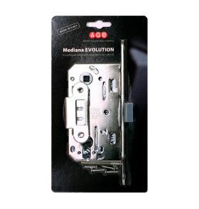 Корпус замка под цилиндр MEDIANA EVOLUTION B01103.50.06.567 с отв. планкой B01000.13 (никель)