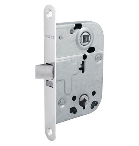 Замок врезной L.FIN2014/WC (2014-WC/S) CP хром