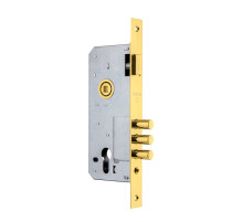 Корпус врезного замка с защёлкой DD900/C-45.85.3MR (900 3MR W/B) PB латунь