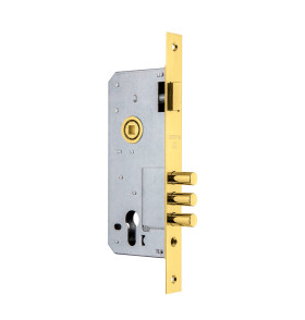 Корпус врезного замка с защёлкой DD900/C-45.85.3MR (900 3MR W/B) PB латунь