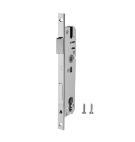 Корпус узкопрофильного замка с защелкой PROF4916-40/92 CP хром