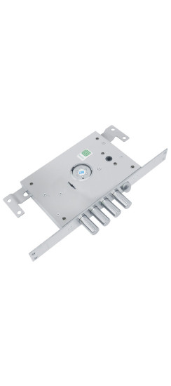 Замок врезной сув. с защёлк ЗВ 21.14 Т (лев) со смен.мех-ом, (без накл), дл. кл. 54 мм, 5+1/123:450/ | Сталь, 18 мм