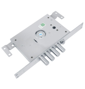 Замок врезной сув. с защёлк ЗВ 21.14 Т (лев) со смен.мех-ом, (без накл), дл. кл. 54 мм, 5+1/123:450/