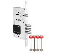 Замок врезной сувальдный TERMO MDV25/S-60.85.3R16 4 key (ключ удл. 120/75 мм)