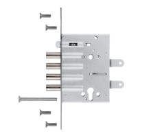 Корпус врезного замка с защёлкой ЗВ-7РК-005-Хп /00014/