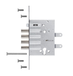 Корпус врезного замка с защёлкой ЗВ-7РК-005-Хп /00014/