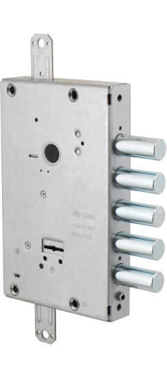 Замок врезной сувальдный NEW CAMBIO FACILE 57.655.48, сталь, 64 мм