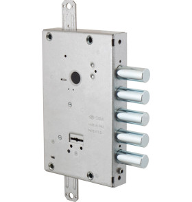 Замок врезной сувальдный NEW CAMBIO FACILE 57.655.48 (тех. упаковка), ключ 64 мм