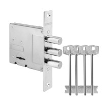 Замок врезной сувальдный MDV812/S-60.00.3R14 4key