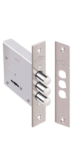 Замок врезной сувальдный Кремень 1.04.07, 5 кл. /08958/ | Сталь, 14 мм