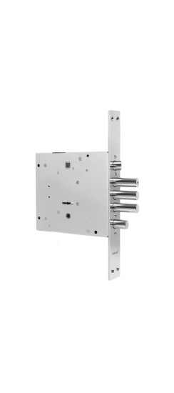 Замок врезной сувальдный с задвижкой и защёлкой ЗВ9-8 МКЗ/15, 5 кл. /77937/ | Сталь, 15,7 мм