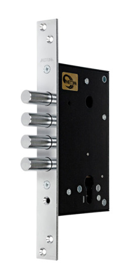 Корпус врезного замка ЗВ1 711.0.0 (никель) | Сталь, 15,5 мм