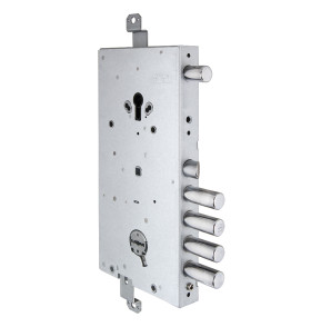 Замок врезной двухсистемный 54.J916M-S My Key (левый), перекод. с торца, кл. 60 мм, без накл.