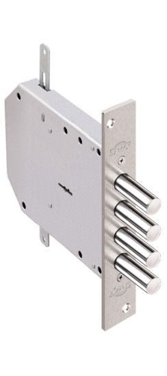 Замок врезной сувальдный Базальт 1.05.03 с тягами, 5 кл. /00398/ | Сталь, 14 мм