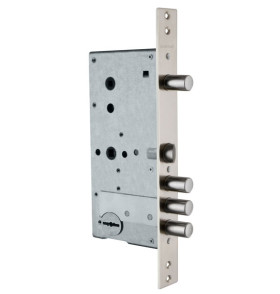 Замок врезной сувальдный с задвижкой и защёлкой ЗВ 50.15, 4 кл. (длинный кл. 70,5 мм) /128:4175/