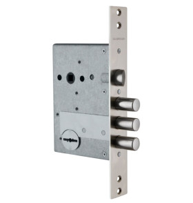 Замок врезной сувальдный с защёлкой ЗВ 50.11, 4 кл. /123:125/