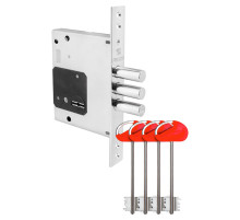 Замок врезной сувальдный MDV25/S-60.00.3R16 4key