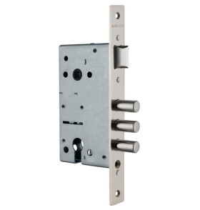 Корпус врезного замка с защёлкой ЗВ 12.11 /123:34/