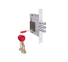 Замок врезной сувальдный 257/L, 5 кл. (кл. 60 мм)