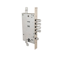 Замок врезной двухсистемный 54.787, (без накладок) ключ 60 мм