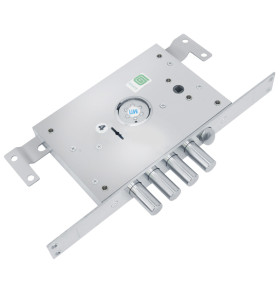 Замок врезной сув. с защёлк ЗВ 21.14 Т (прав) со смен.мех-ом, (без накл), дл. кл. 54мм, 5+1/123:451/