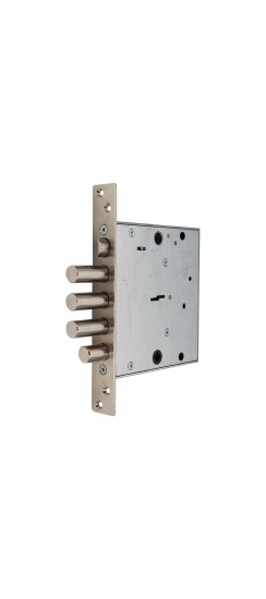 Замок врезной сувальдный с защёлкой ЗВ9 144.0.0, 5 кл. (ключ 60 мм) | Сталь, 16 мм