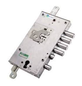 Замок врезной двухсистемный 54.J787-S MyKey (левый), перекод. с торца, кл. 60 мм, без накл.