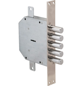 Замок врезной сувальдный 50.798-D (правый), ключ 40 мм, без накл.