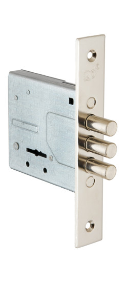 Замок врезной сувальдный ЗВ8-6/13 (без отв. планки), 3 кл. /73100/ | Сталь, 11 мм