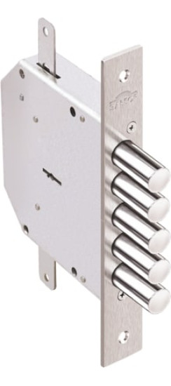 Замок врезной сувальдный Гранит 1.06.02 с тягами, 5 кл. (длинный ключ) /00449/ | Сталь, 18 мм