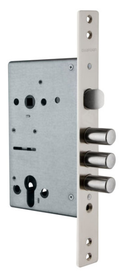 Корпус врезного замка с защёлкой ЗВ 32.21 /123:114/ | Сталь, 15,8 мм