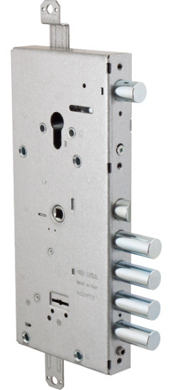 Замок врезной двухсистемный NEW CAMBIO FACILE 57.966.48 (тех. упаковка), ключ 44 мм. | Сталь, характеристики