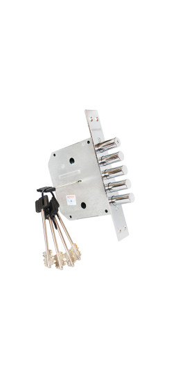 Замок врезной сувальдный К8-6 , 5 кл. (кл. 120 мм) /72260/ | Сталь, 18 мм