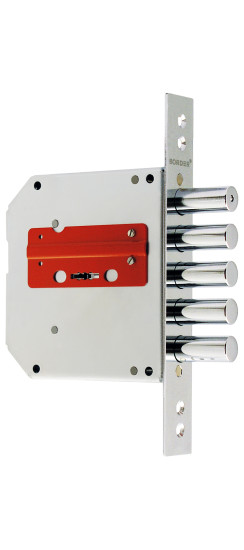 Замок врезной сувальдный ЗВ8-6 ЛК5/15 (лев.), 5 кл. (дл. кл. 120 мм) /72262/ | Сталь, 17,7 мм