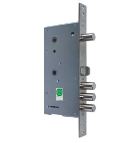 Замок врезной сувальдный с задвижкой и защёлкой ЗВ 30.15, 4 кл. (длинный кл. 59 мм) /123:208:3/