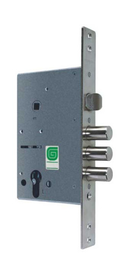 Корпус врезного замка с защёлкой ЗВ 32.11 /123:120/ | Сталь, 15,8 мм