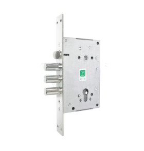 Корпус врезного замка с защёлкой ЗВ 102.11 Т /128:7066/