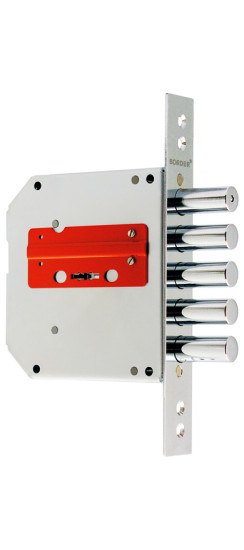 Замок врезной сувальдный ЗВ8-6 ЛК5/15 (лев.), 5 кл. /272224/ | Сталь, 17,7 мм