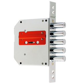 Замок врезной сувальдный ЗВ8-6 ЛК5/15 (лев.), 5 кл. /272224/