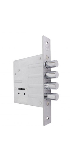 Замок врезной сувальдный ЗВ8-8М/15 (без отв. планки), 5 кл. /85200/ | Сталь, 13,7 мм