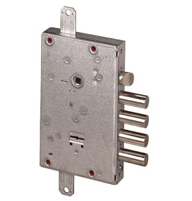 Замок врезной сувальдный с защёлкой NEW CAMBIO FACILE 57.665.48 (тех. упаковка), ключ 44 мм