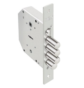 Замок врезной сувальдный с задвижкой и защёлкой RеХ.3.9 (правый), 5 кл.