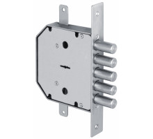 Замок врезной сувальдный GS-SM 002 с тягами, 5 кл.