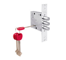 Замок врезной сувальдный 447/L , 5 кл. (кл. 75 мм)